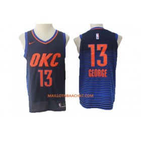 Maillot NBA Oklahoma City Thunder Paul George 13 Nike 2017-18 Navy Swingman - Homme